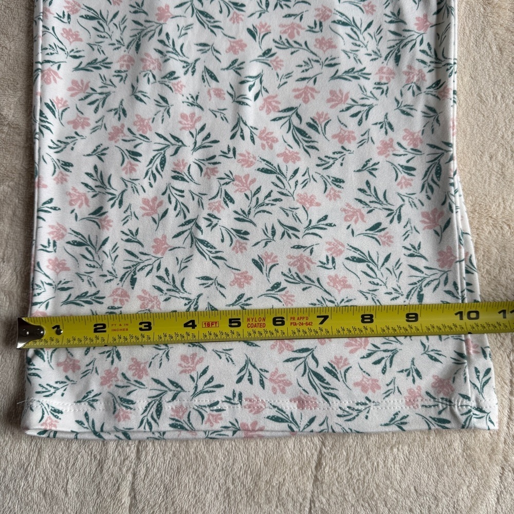 New Directions Floral Pajama Pants with Pink Accents Size L - Picture 10 of 10